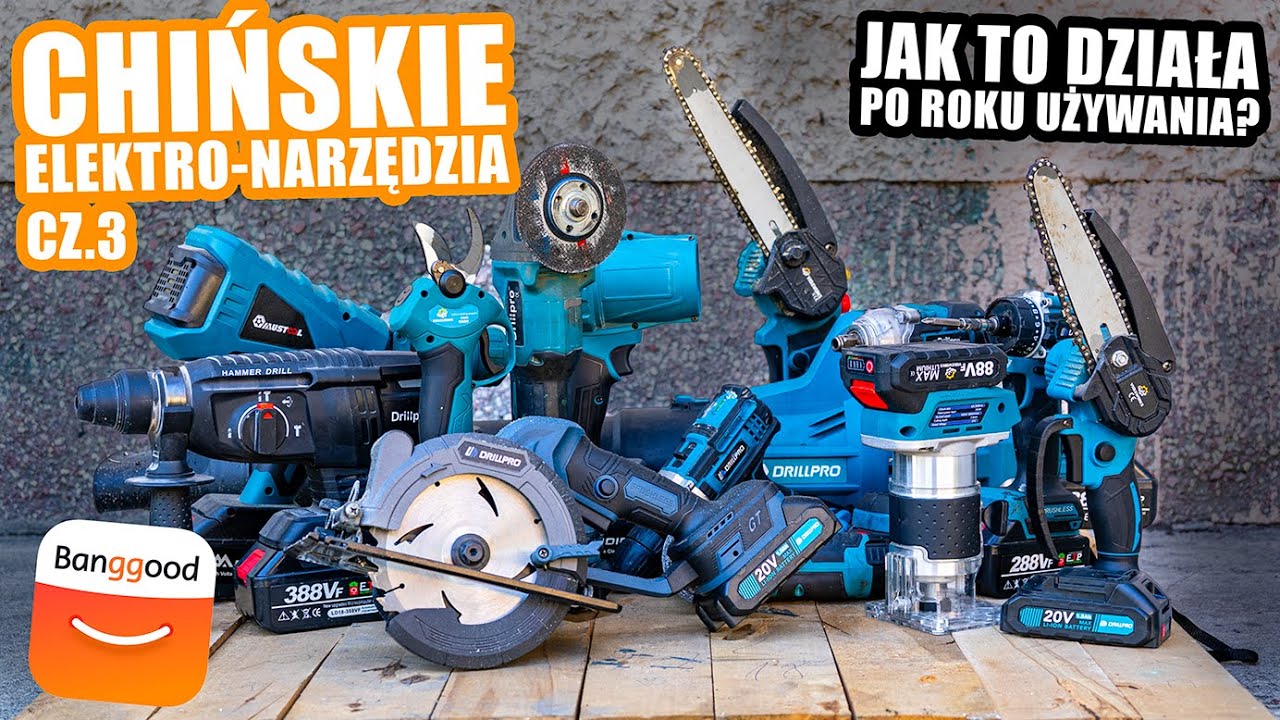 Testujemy Kolejne Chińskie Elektro-Narządzia! - Pilarka, Frezarka i Dmuchawa.