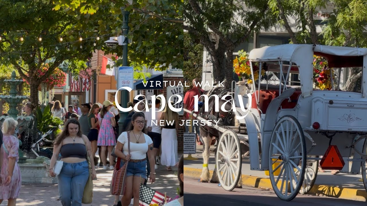 Relaxing Cape May Walk | Virtual Tour of Historic NJ Shore Town