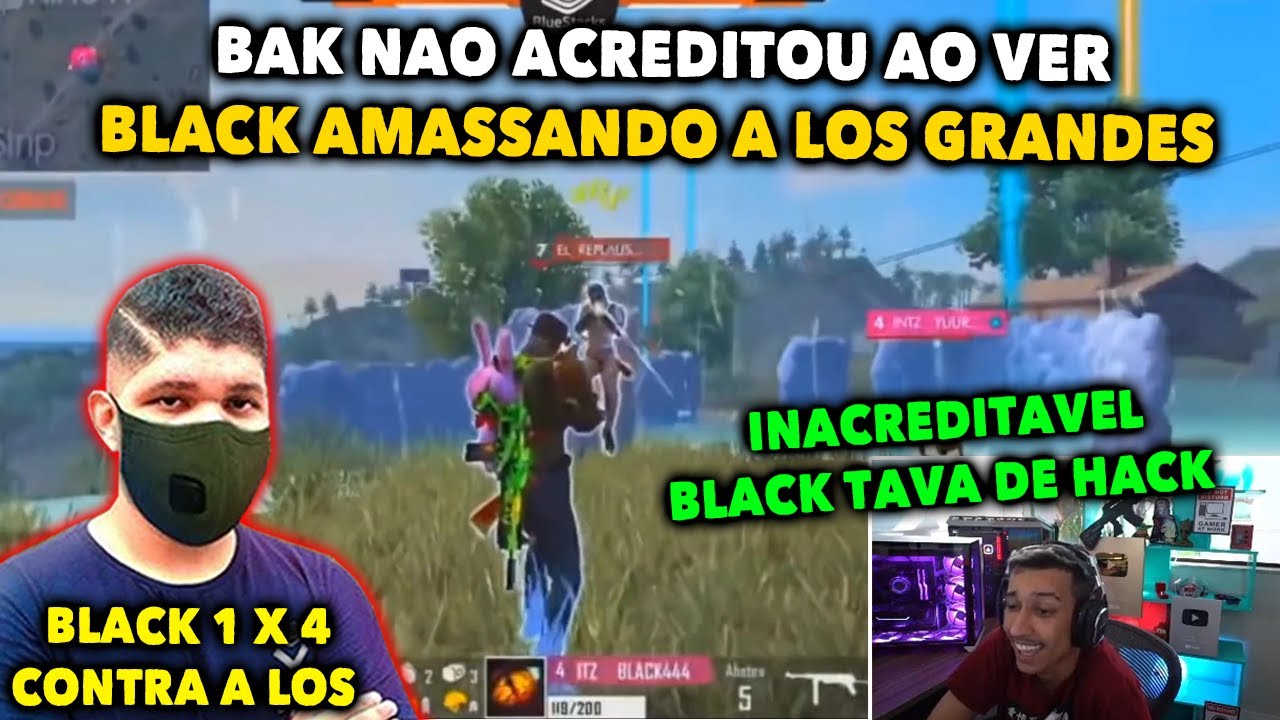 BAK REAGINDO BLACKN444 LEVANDO A LOS GRANDES SOZINHO NA NFA - ELE FICOU DE BOCA ABERTA AO VER!