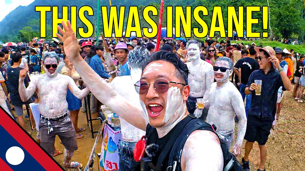 I STUMBLED Into A CRAZY ROCKET FESTIVAL in Laos! 🇱🇦