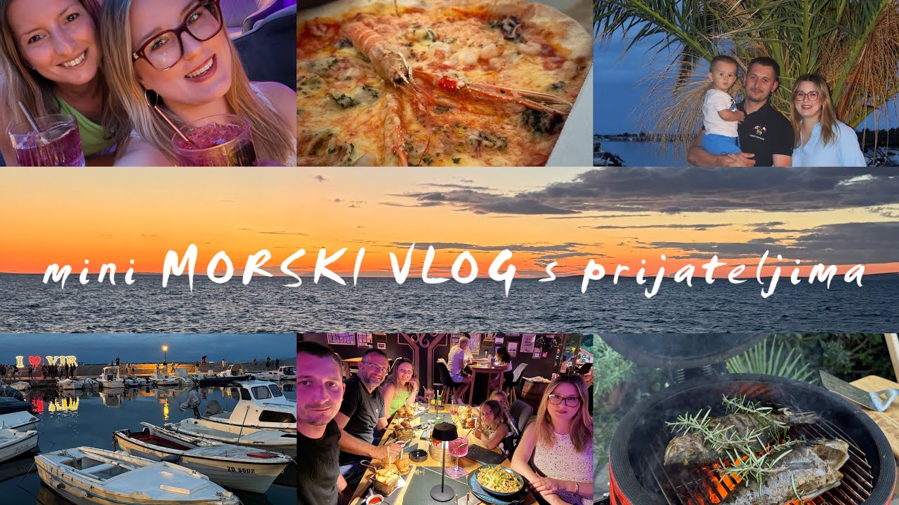Ljeto na otoku Viru 🏝️ | Zalazak sunca 🌅 | Riba na gradele 🐟 | Kraken bar 🦑