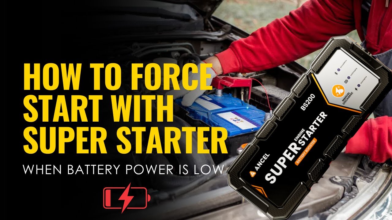 ANCEL BS200 | How to Force Start with Super Starter