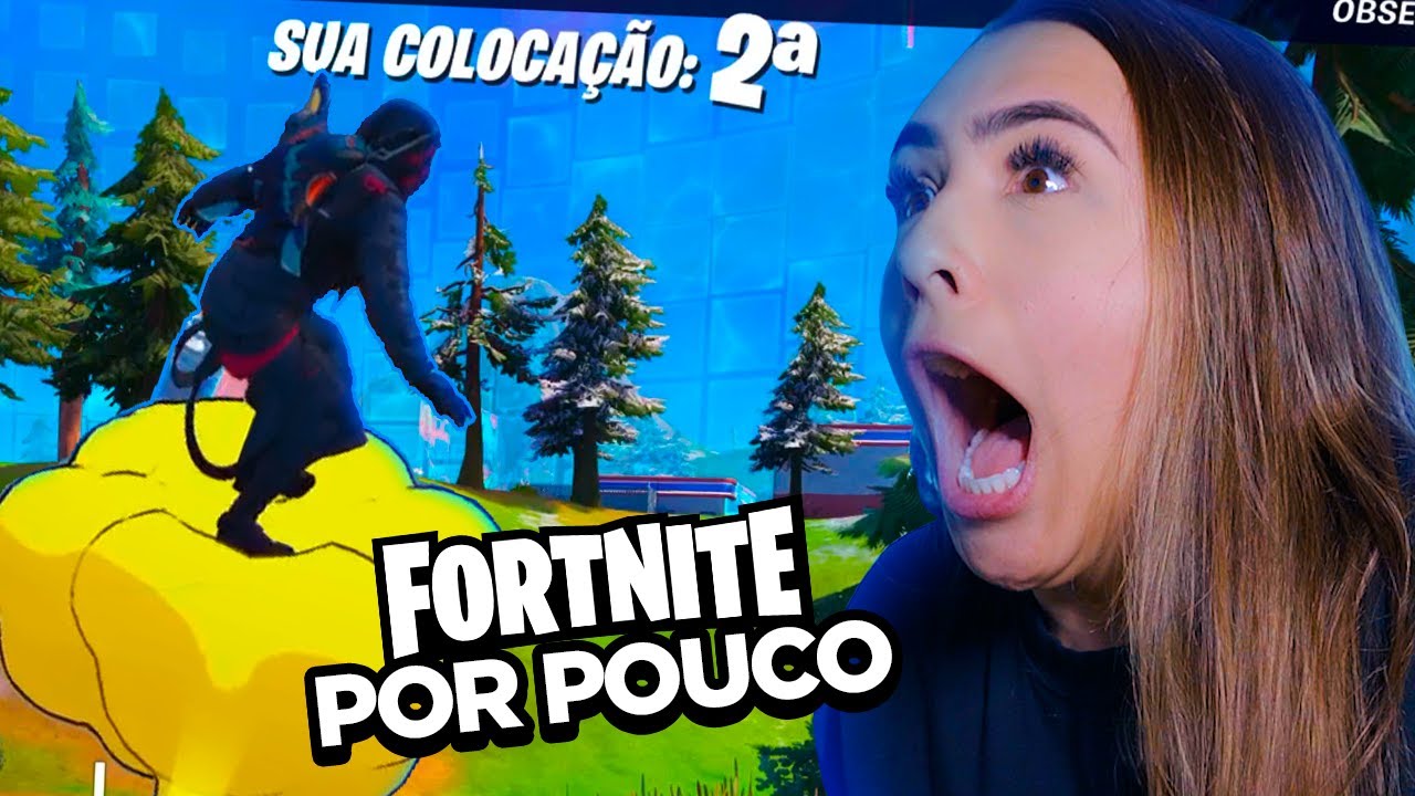 QUASE VENCI NESSA PARTIDA DE FORTNITE! (muito bom!!!)