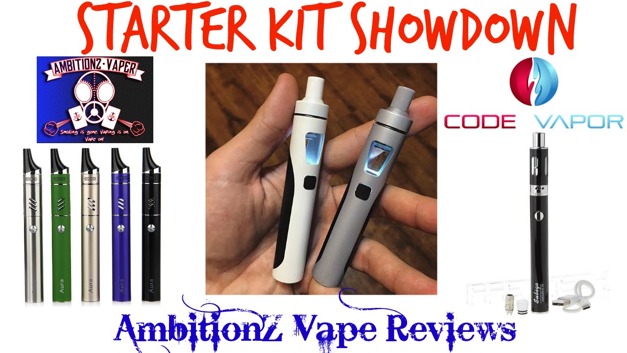 Starter Kit Showdown { Joytech AIO } Subego TC & Vapeonly Aura Kits Review