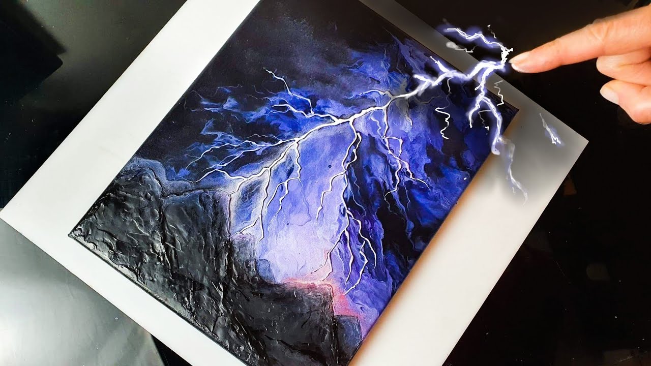 Is it possible to turn Paint into Lightning? (Mind Blowing Pouring Technique)
