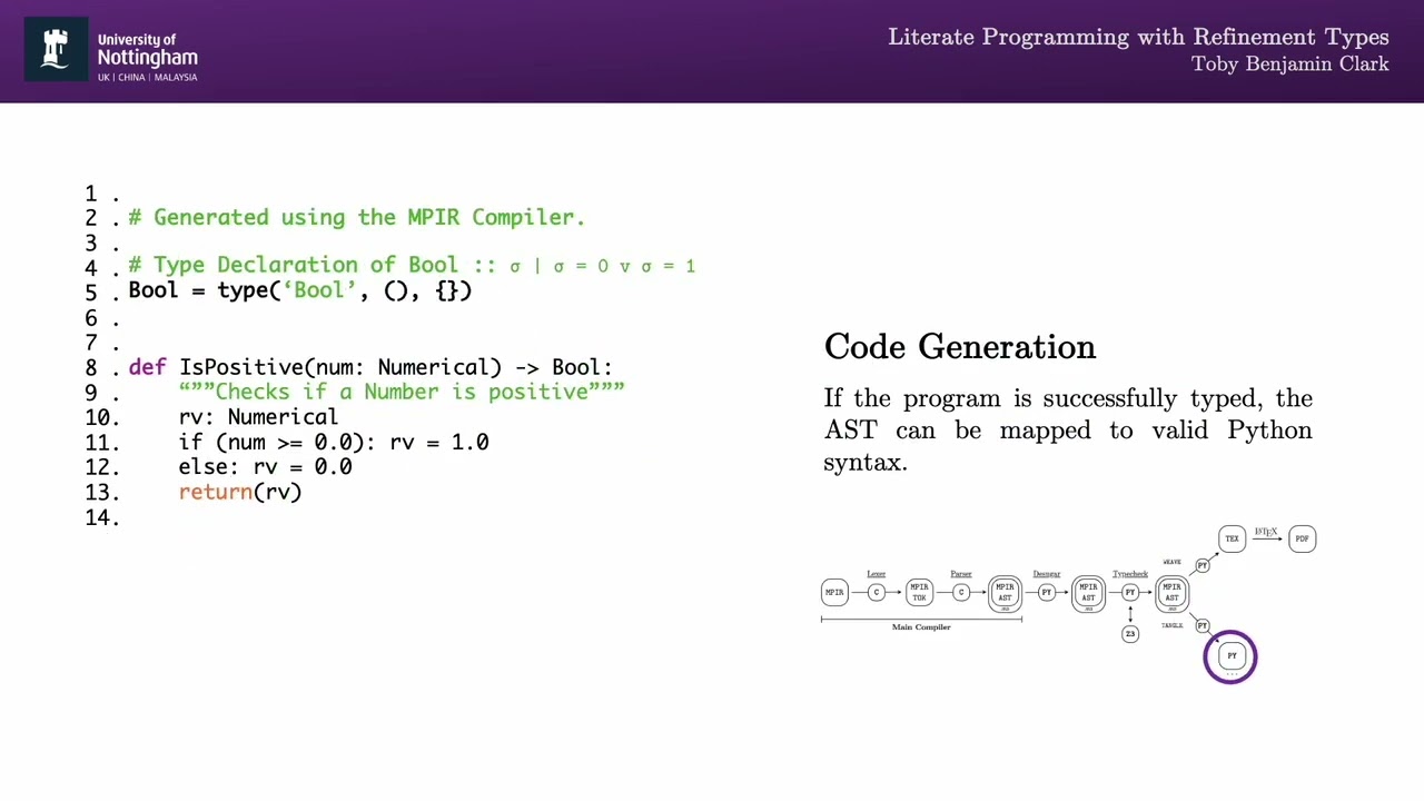 Literate Programming with Refinement Types