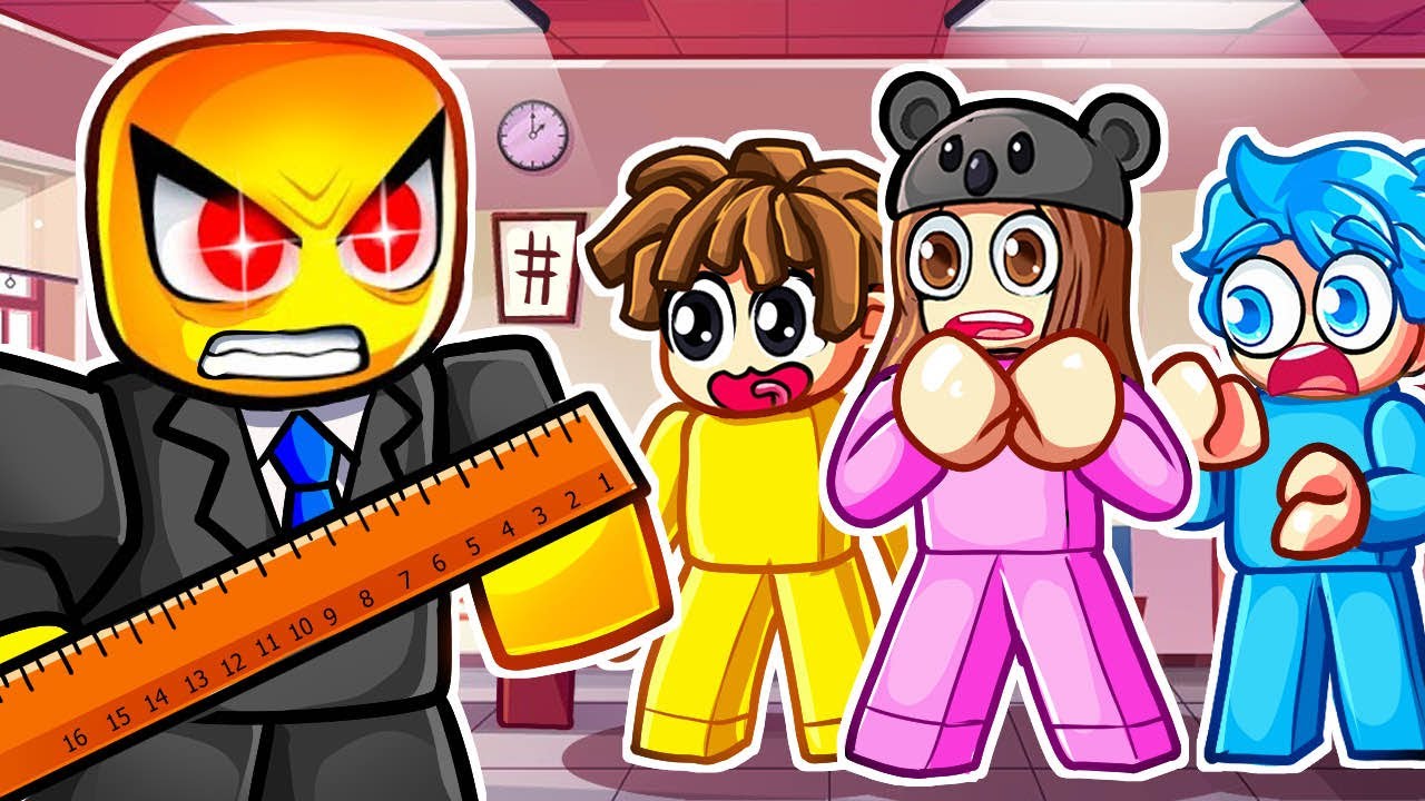 Angelazz survives the STRICTEST SCHOOL in Roblox!