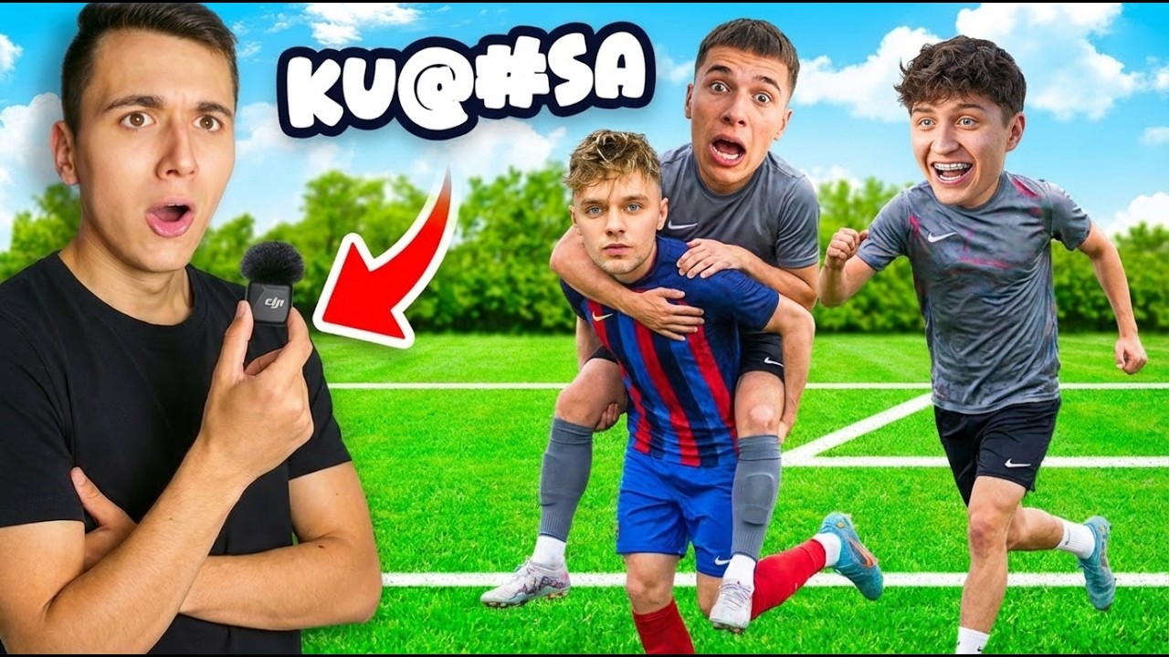 YOUTUBERZY NA PODSŁUCHU W MECZU! | Malczyński, Torii, Wikas