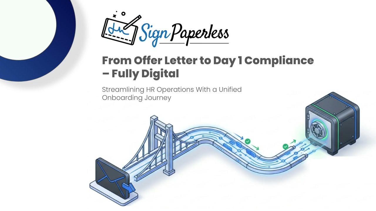 Paperless HR Onboarding Process | Offer Letters, Signing & Compliance