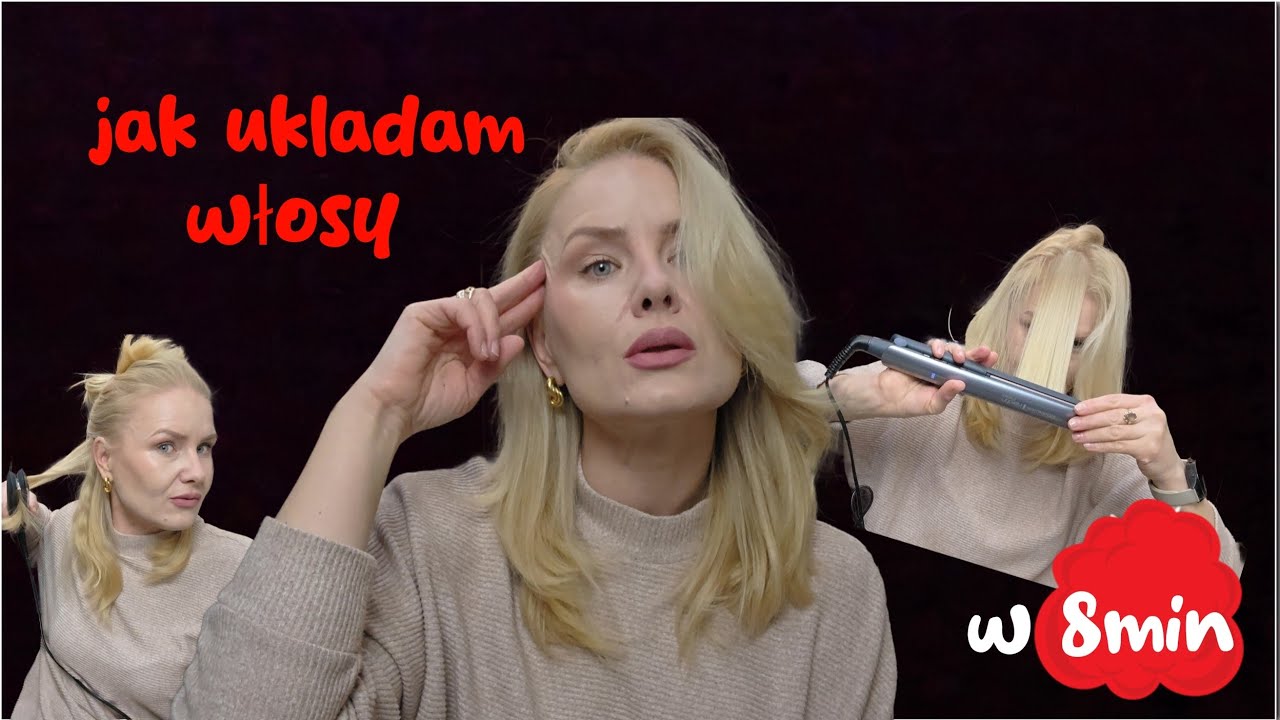 Jak układam cieniowane włosy 🔷️Prostownica w akcji 