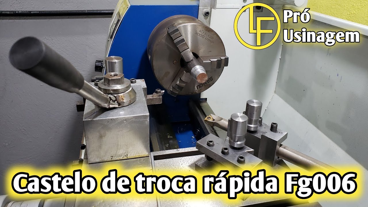 Castelo de troca rápida para torno FG006
