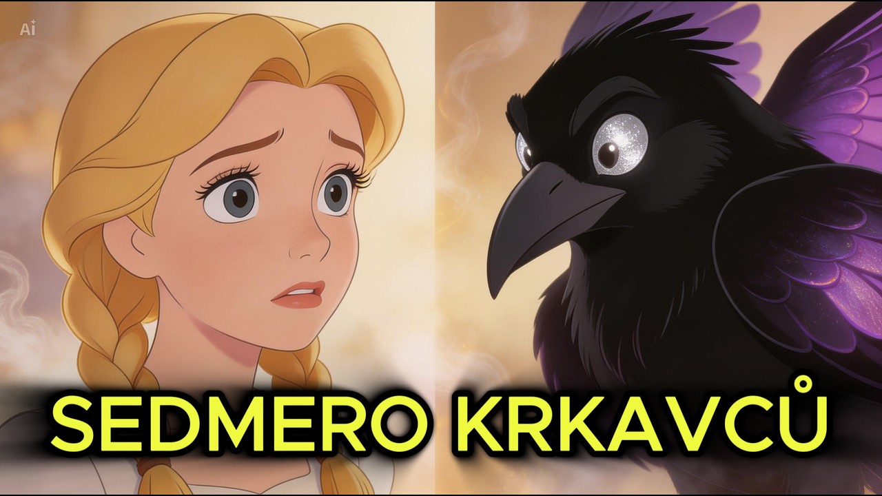 🦅 Sedmero krkavců: Celá audio pohádka (Disney Styl ) ✨