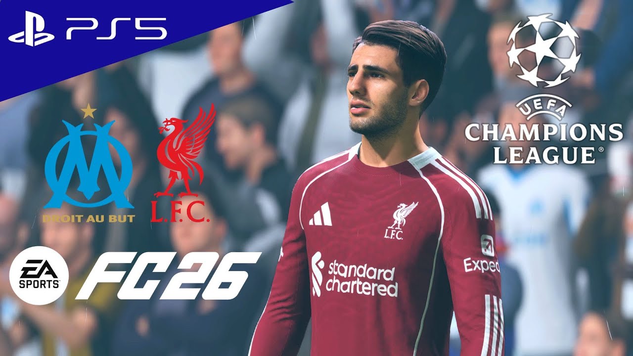 FC 26 - Marseille vs. Liverpool - UEFA Champions League 25/26 Full Match | PS5 [4K60 FPS]