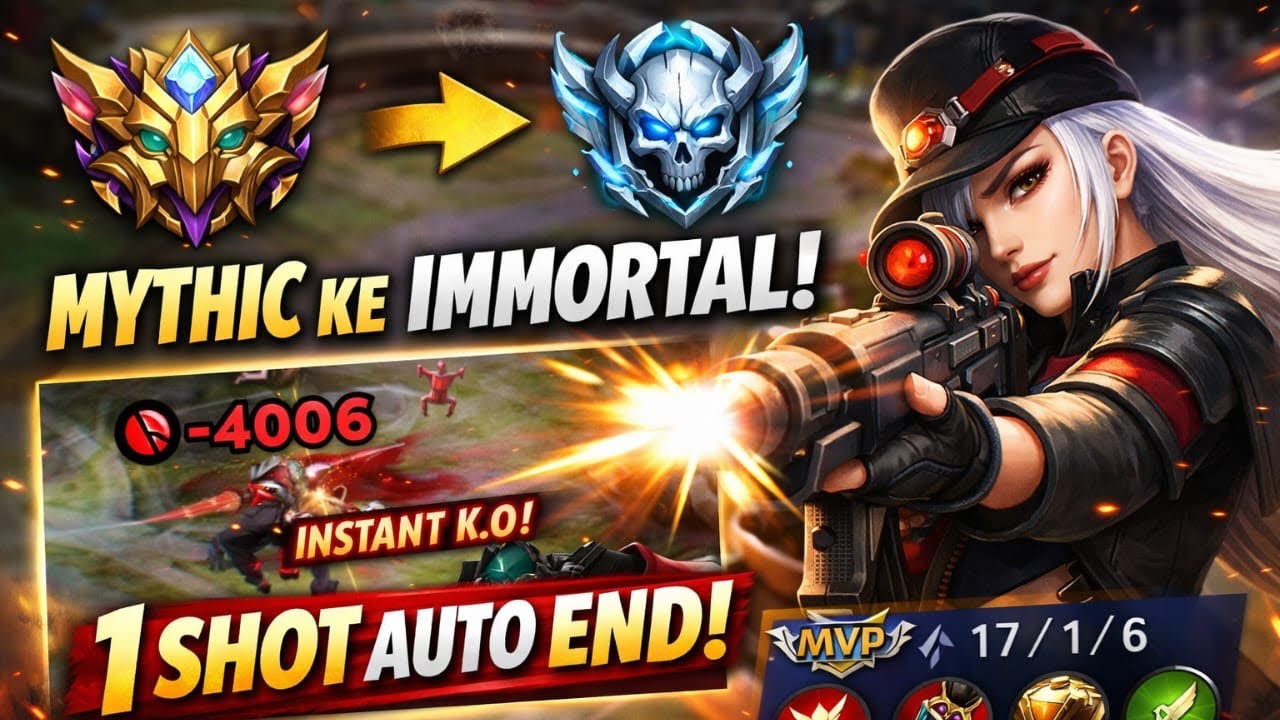 Push Rank Lesley Mythic ke Immortal | Build Tersakit 2026