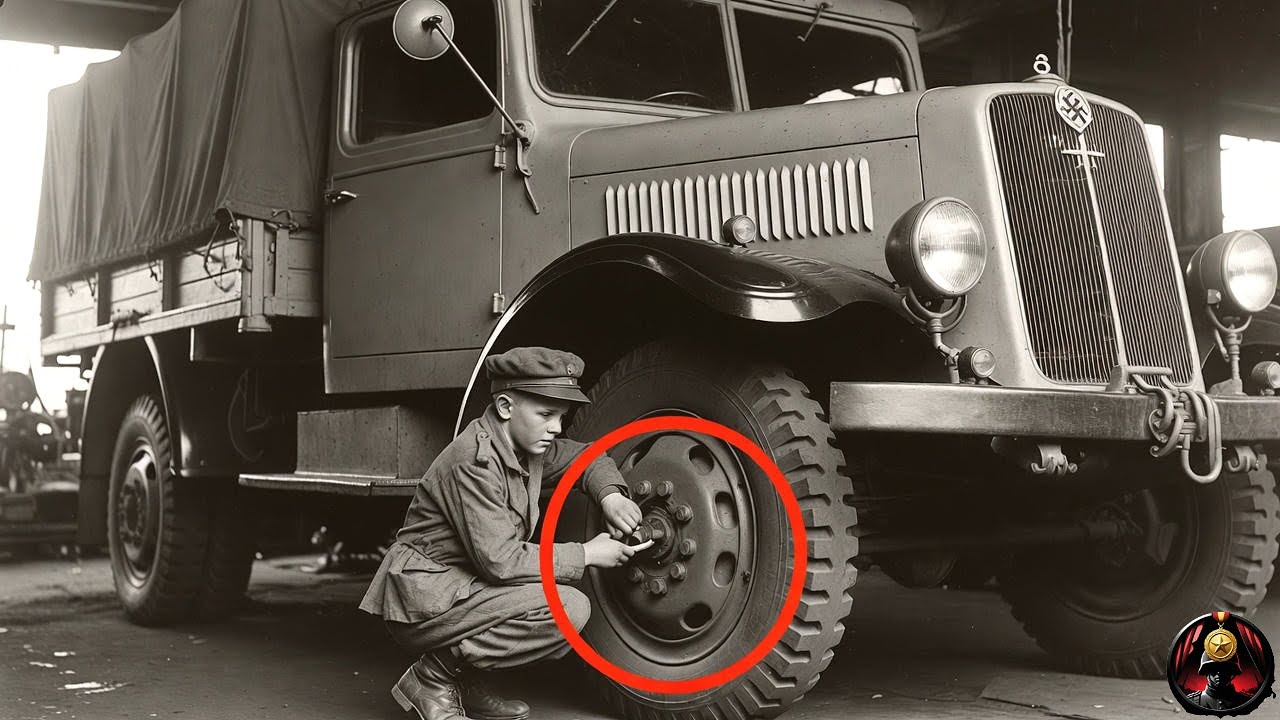 12-Year-Old Saboteur Loosens Lug Nuts on Nazi Trucks – Causing Deadly Crashes! Kid's Lethal Prank