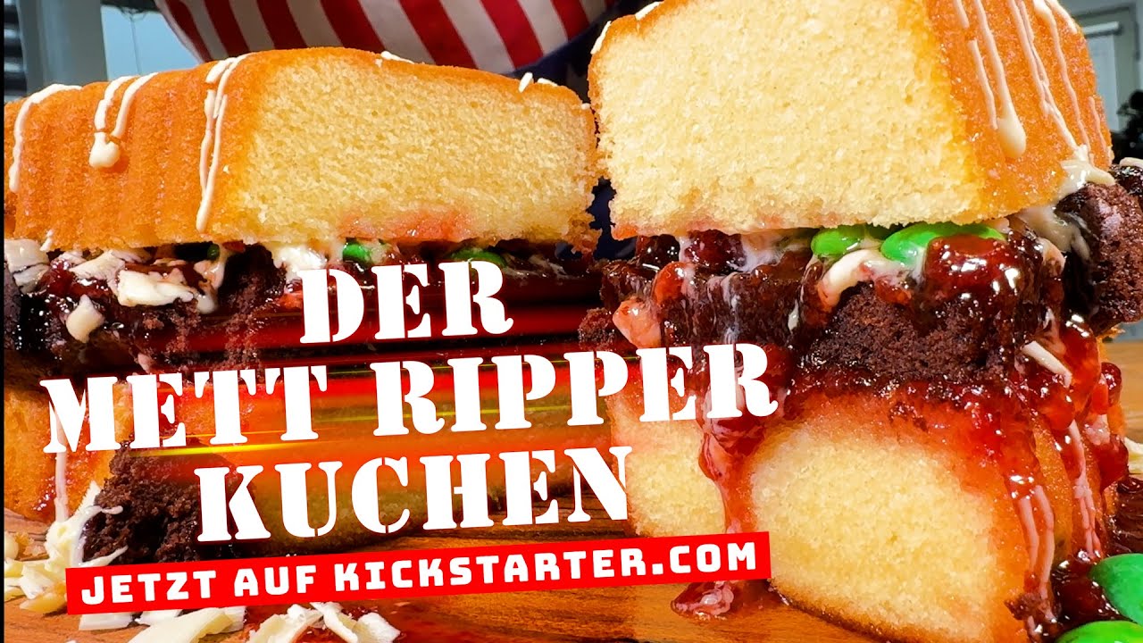 Der Mett Ripper Kuchen | Die Grillshow 579 #kickstarter #bbq #mcrib