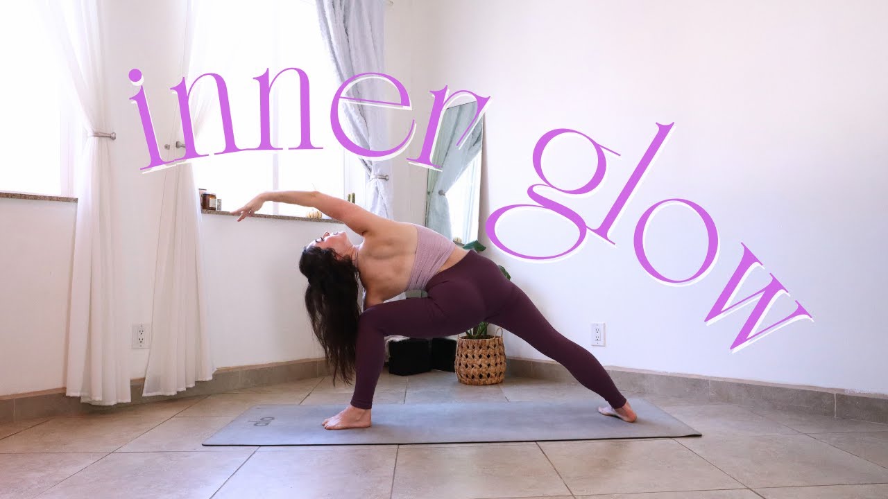 Inner Glow ✨ 40 Minute Sweet + Spicy Vinyasa Yoga Flow for Side Body Opening/Strength