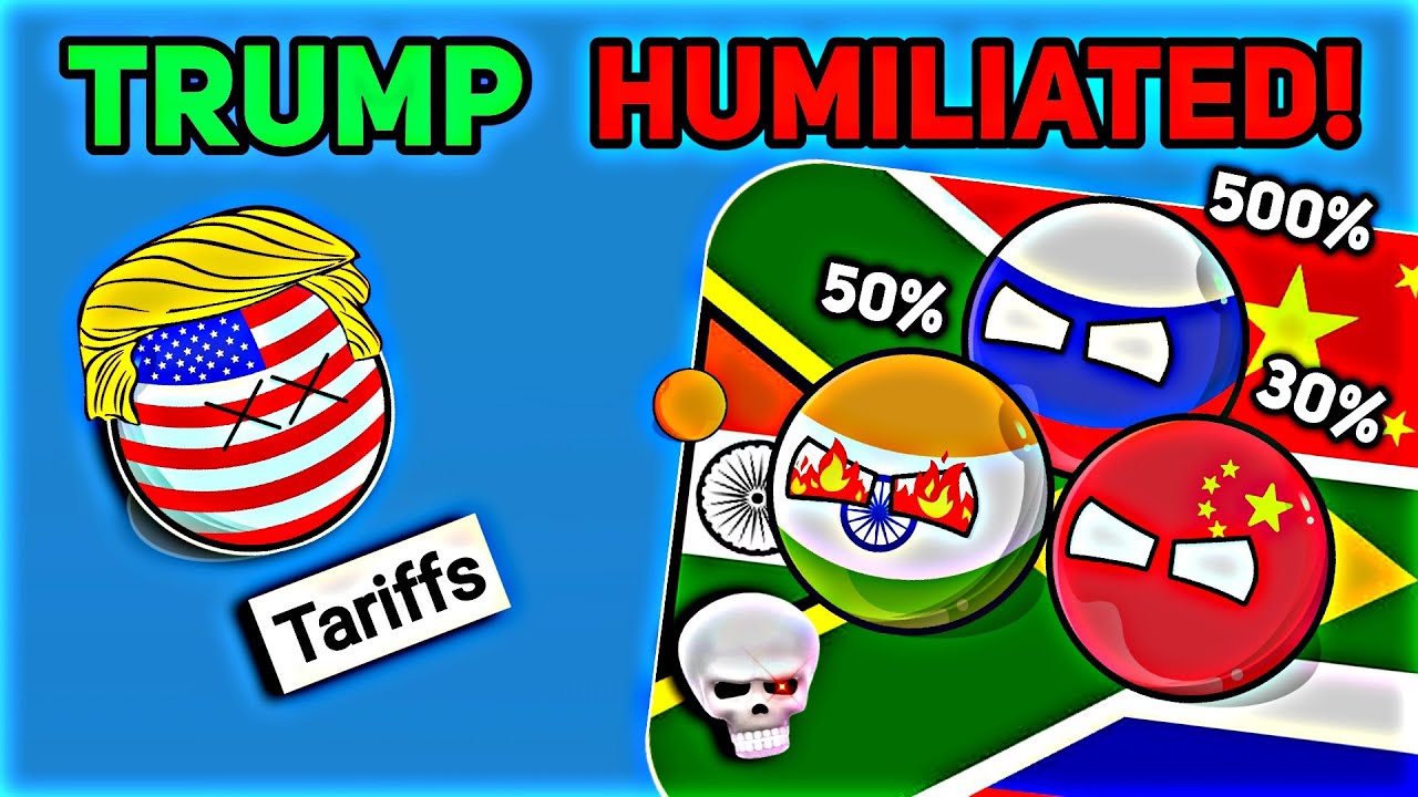 How INDIA DESTROYED Trump’s 50% Tariffs 💀 | SHOCKING Truth USA NEVER Expected! 🥵🔥 #countryballs