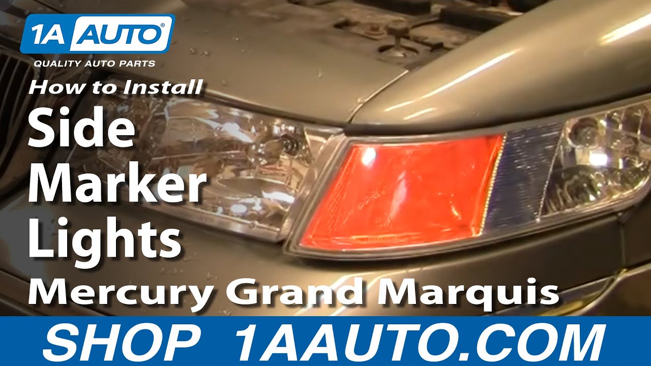 How to Replace Corner Light 99-02 Mercury Grand Marquis