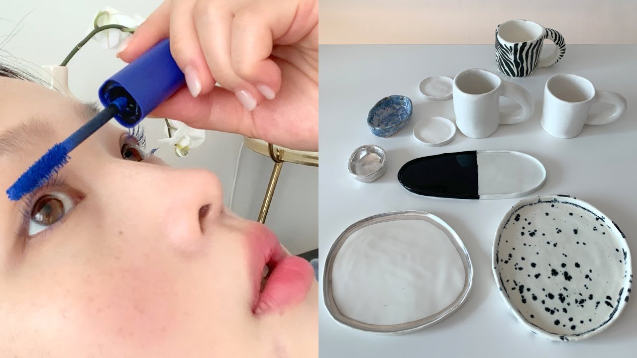 Распаковка косметики Blue Eye Point! Пью домашний лимонад из чашки, которую приготовила сама, и е...