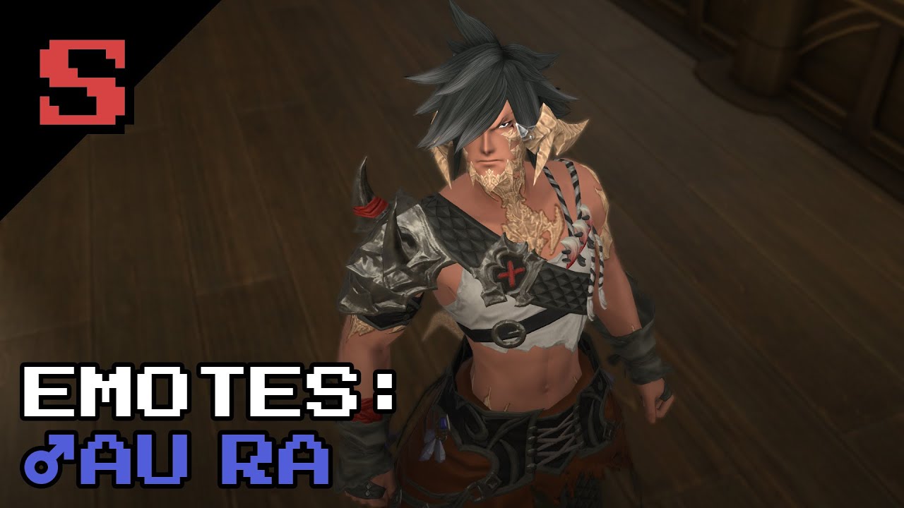 (FFXIV) Emotes: Male Au Ra