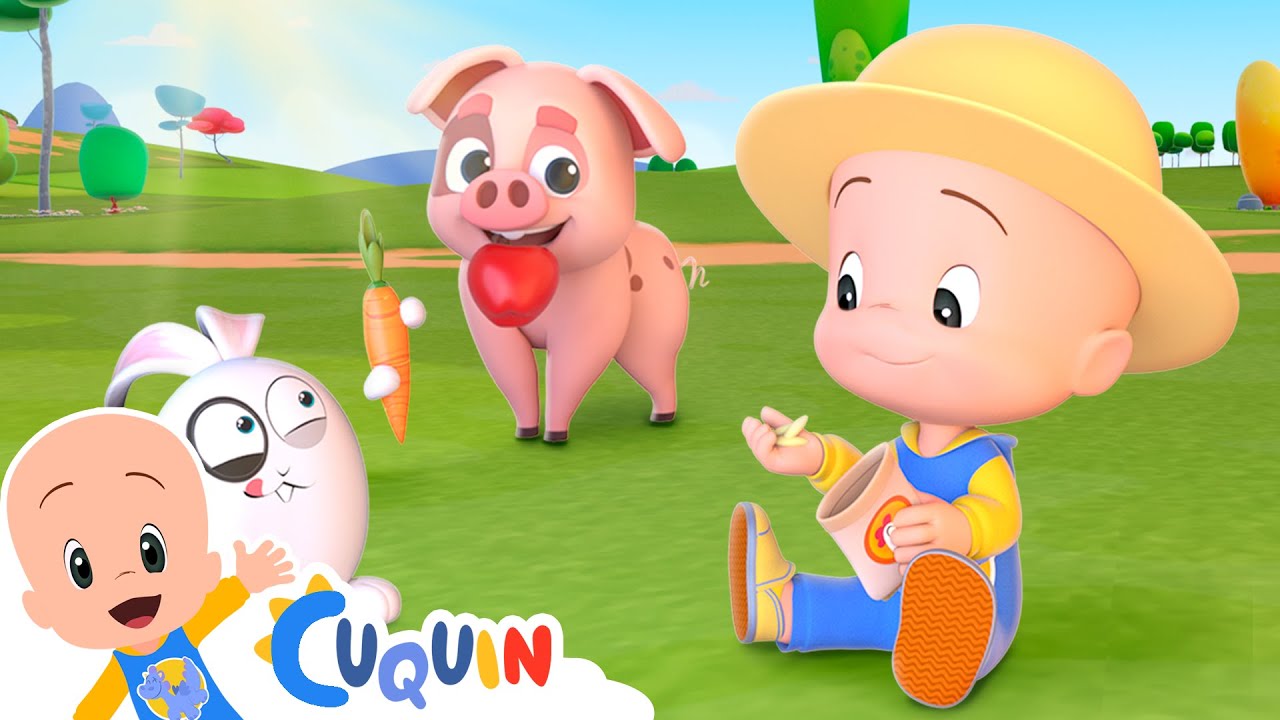 Cuqu&iacute;n planta frutas y verduras | Canciones divertidas con Cuqu&iacute;n