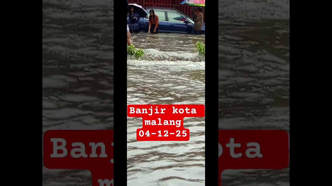 Banjir kota malang hari ini....