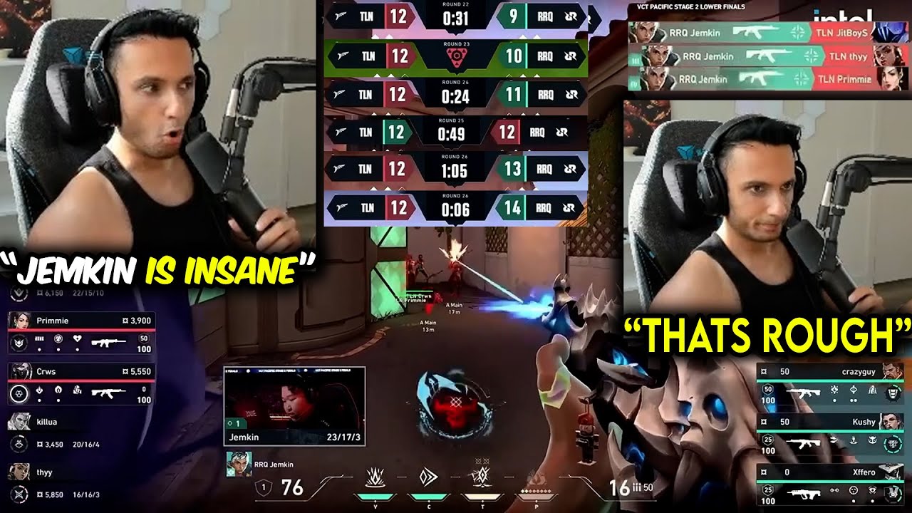 FNS Reacts To Talon Esports CRAZY CHOKE Against RRQ In VCT