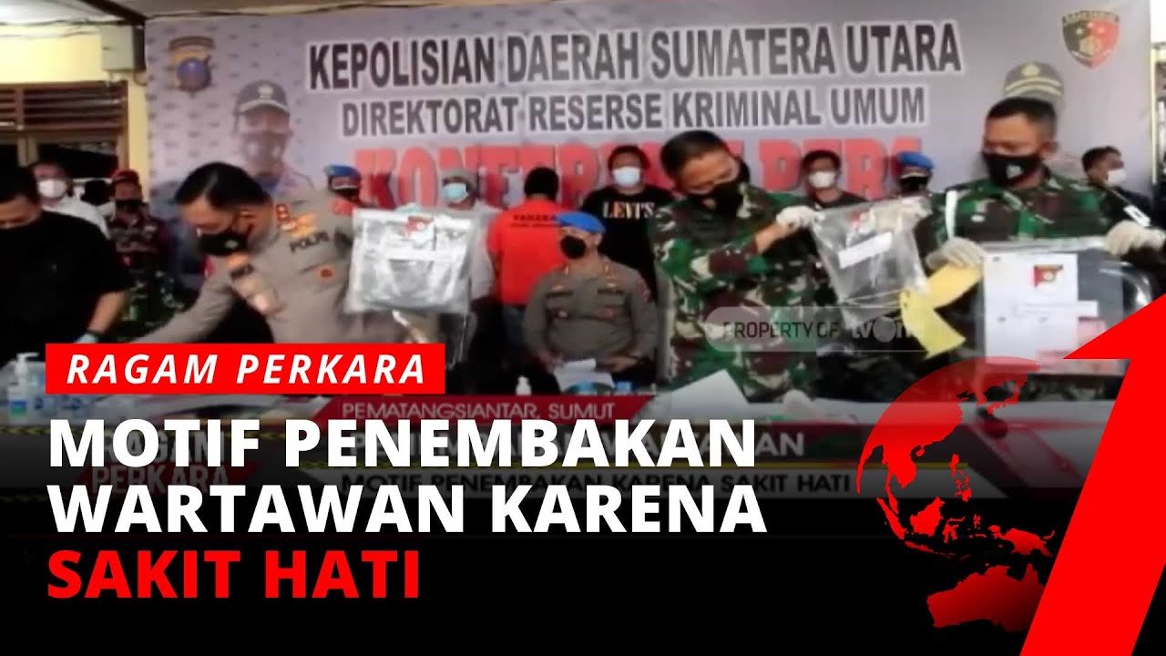 Polisi Tangkap Tiga Tersangka Penembakan Wartawan di Pematangsiantar | Ragam Perkara