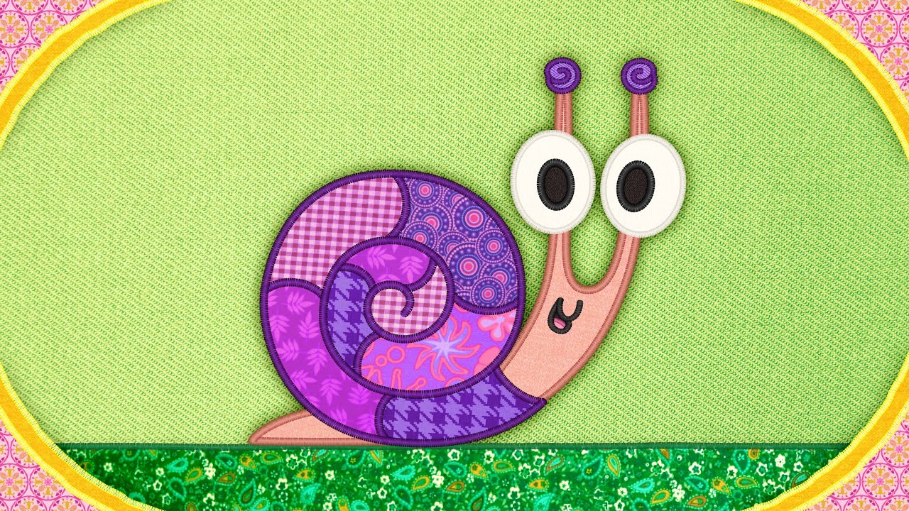 Die Schnecke auf meiner Schmusedecke