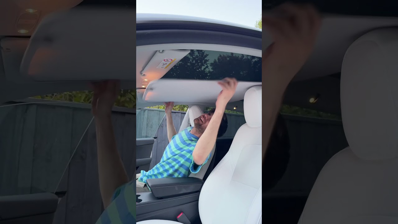 Magnetic Sunshade for Tesla&rsquo;s Glass Roof