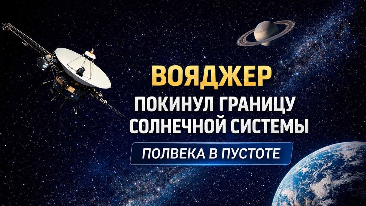 «Вояджер»: как зонд 1977 года пережил эпоху и первым вышел в межзвёздное пространство