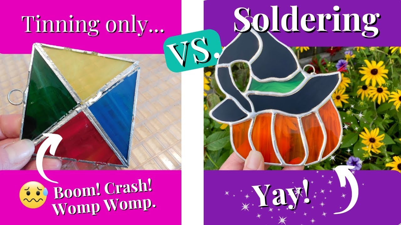 Soldering Stained Glass: Why tinning only isn't enough