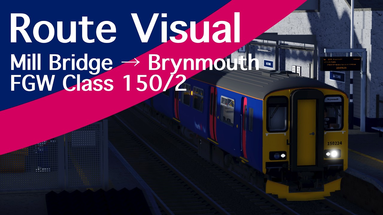 BR Route Visual - Mill Bridge to Brynmouth - V1.4