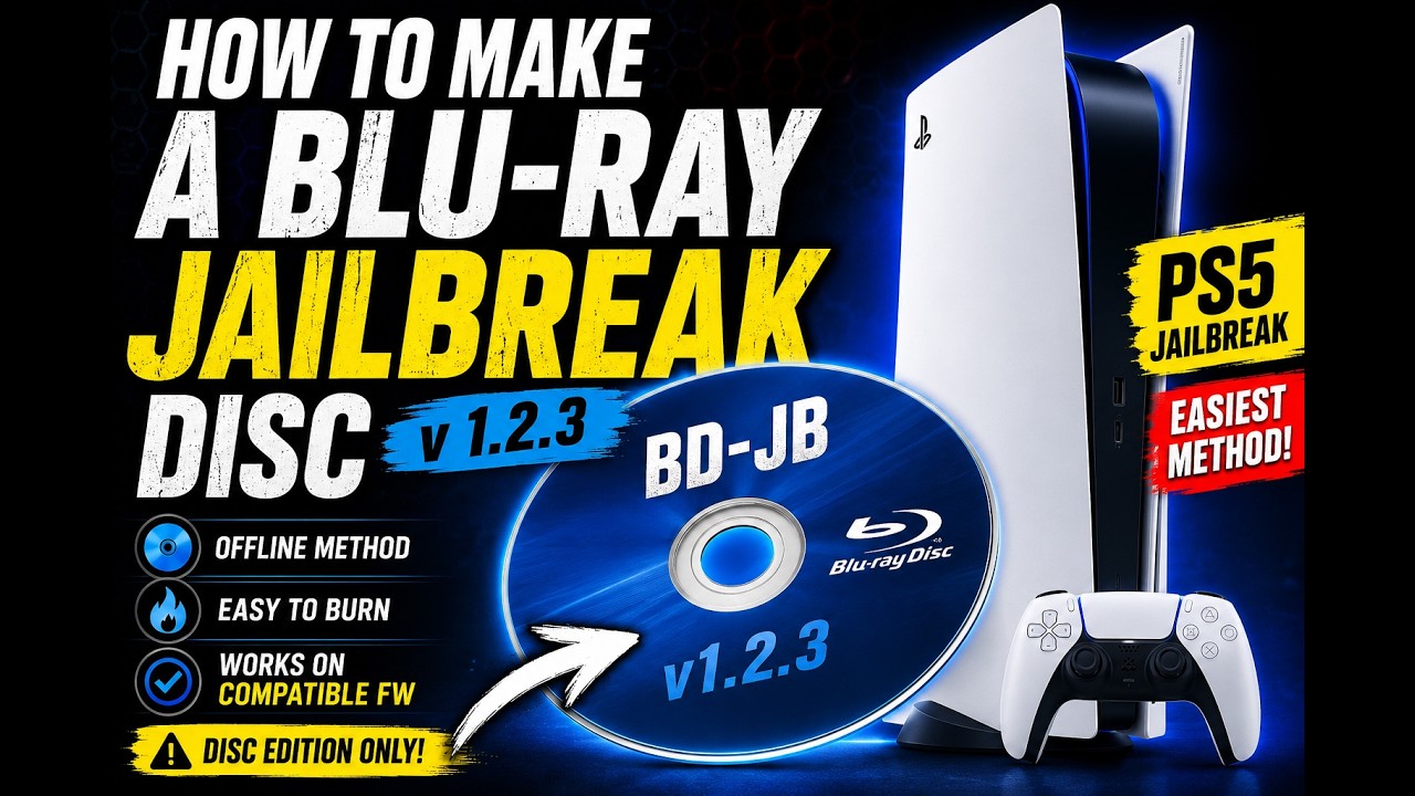 How To Make A PS5 Blu-ray Jailbreak Disc EASY! (BD-JB v1.2.3)