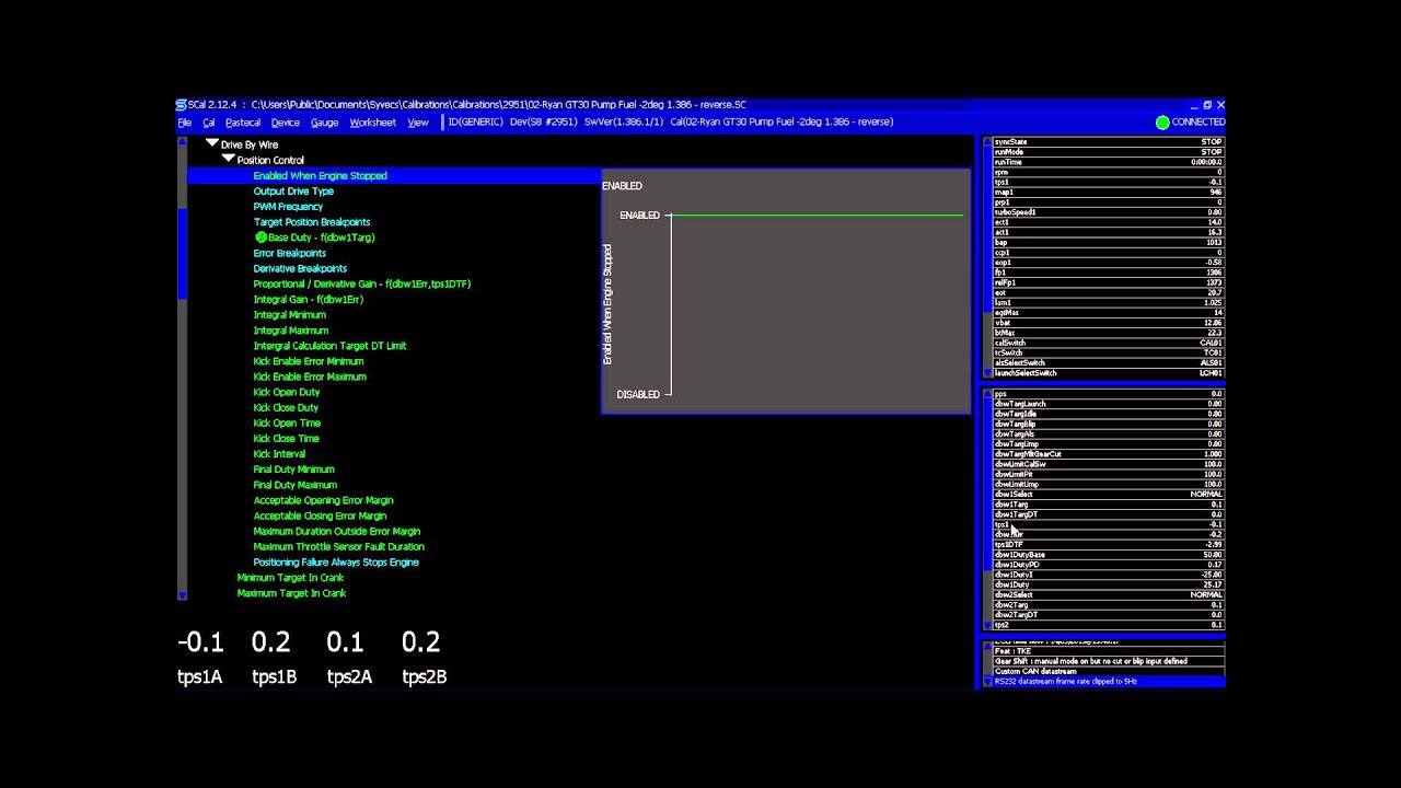 Syvecs | DBW Setup
