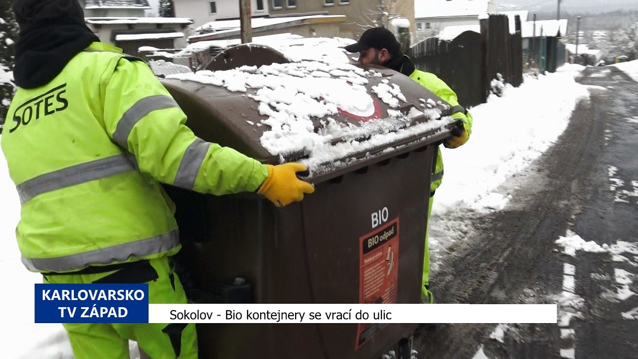 ♻️ Sokolov: Bio kontejnery se vrací do ulic (TV Západ)