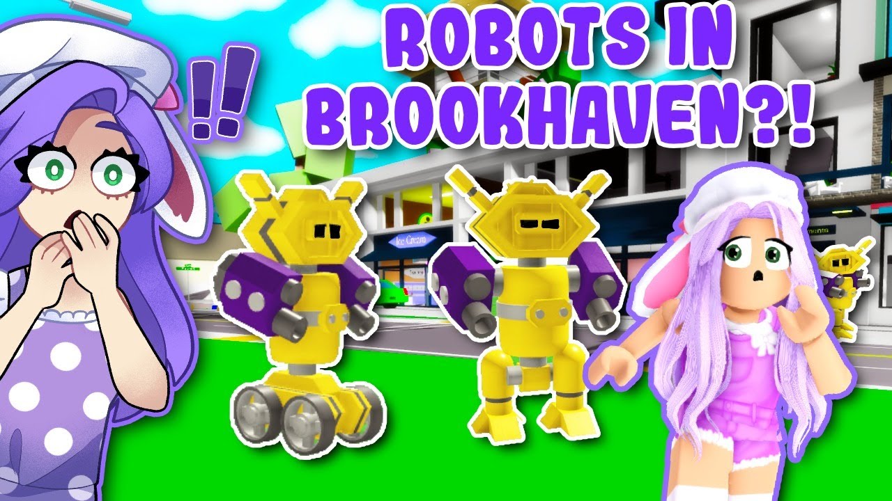 If BROOKHAVEN Added ROBOTS! (Roblox)