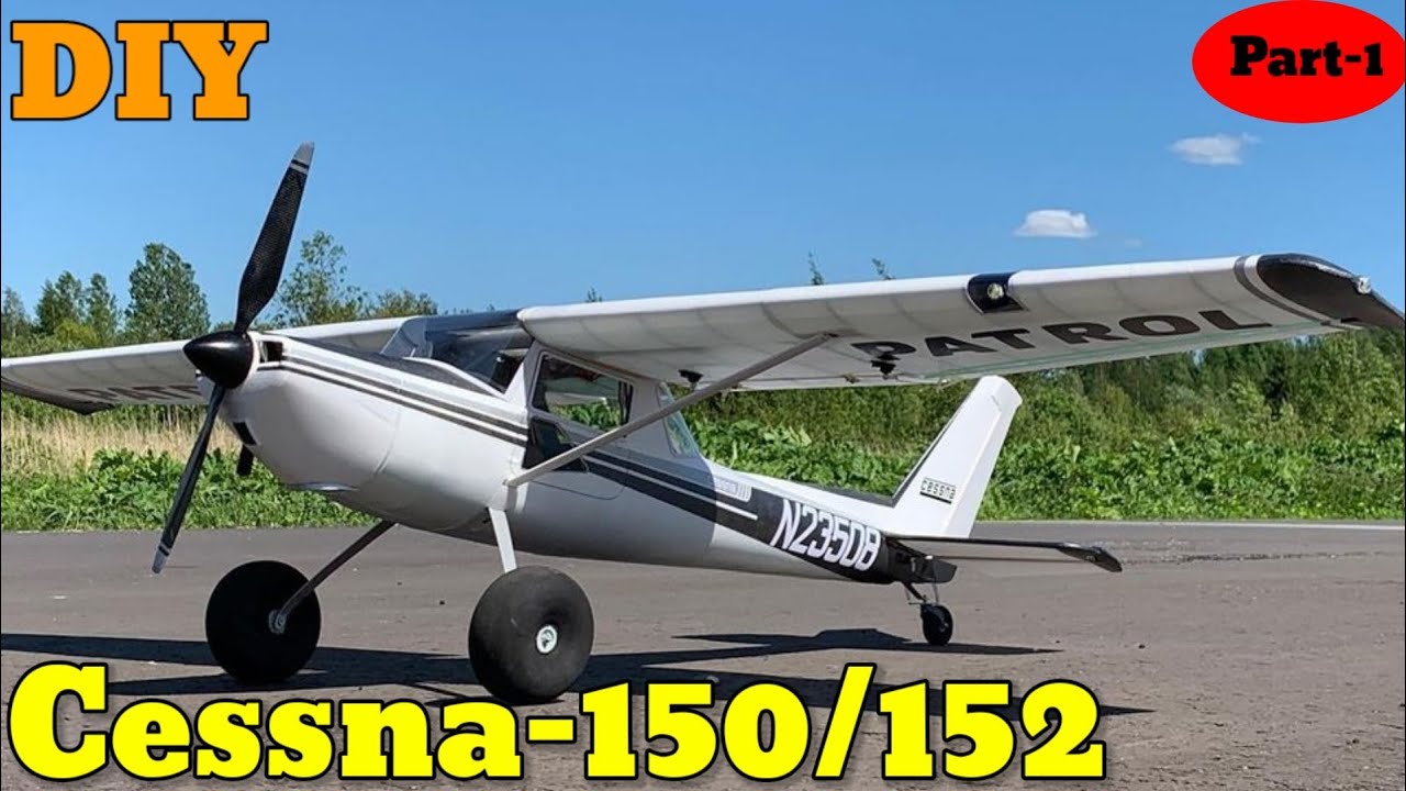 How to make rc plane at home | Cessna 150 Part 1