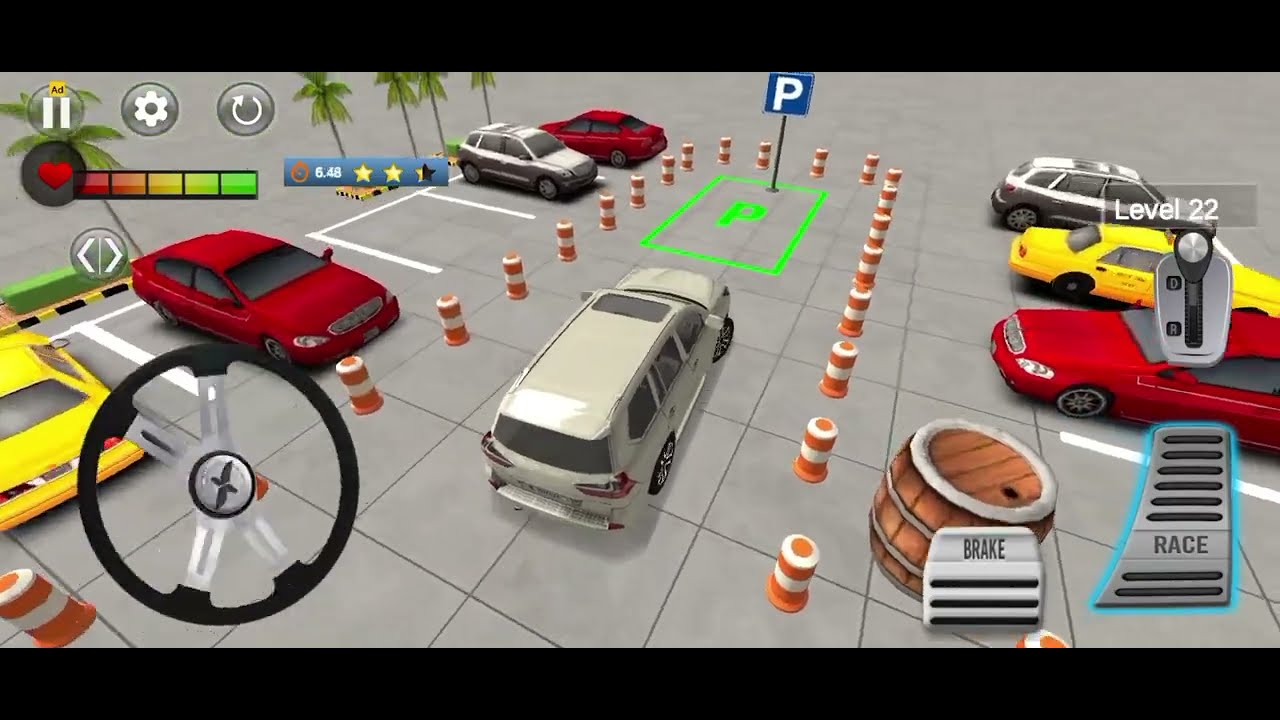 Modern car parking android game play 🎭 LEVEL 21_40