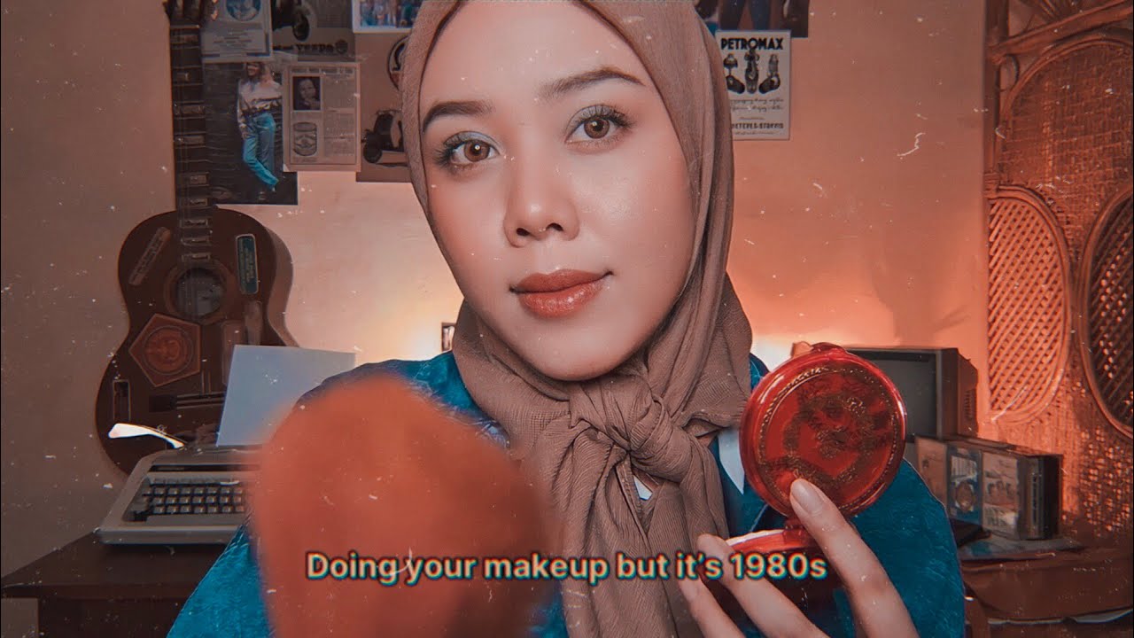 ASMR [1980s] Bestie Does Your Makeup For A Date | Personal Attention, Soft Spoken