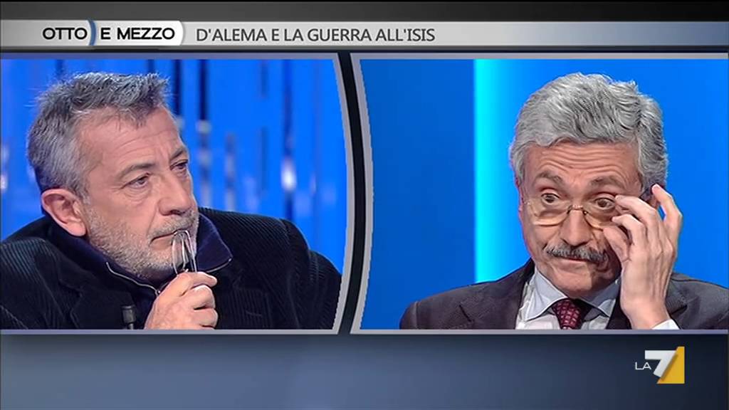 Otto e mezzo - D'Alema e la guerra all'Isis (Puntata 25/11/2015)