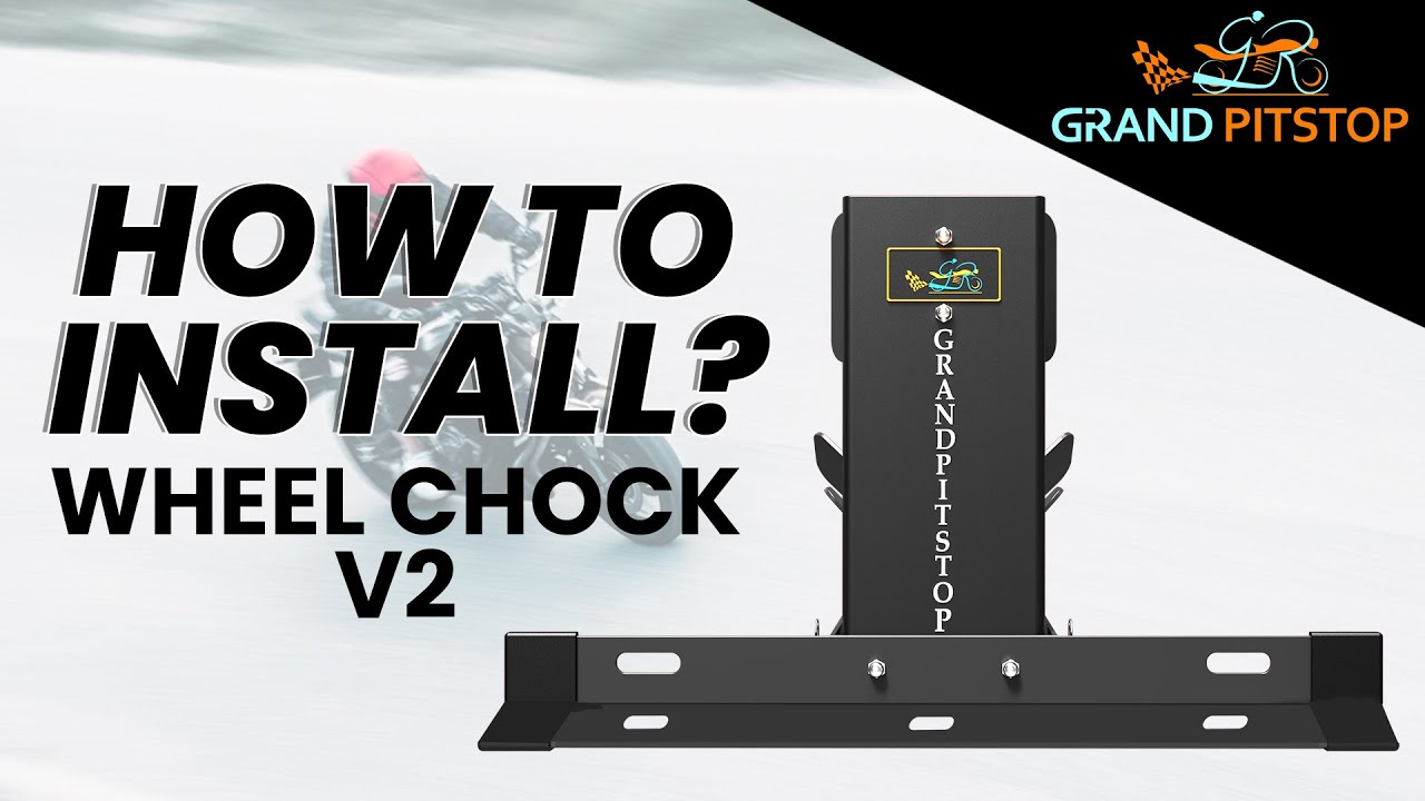 @GrandPitstop  Wheel chock Version-2-HOW TO INSTALL #grandpitstop #motorcycle #parkingsolutions