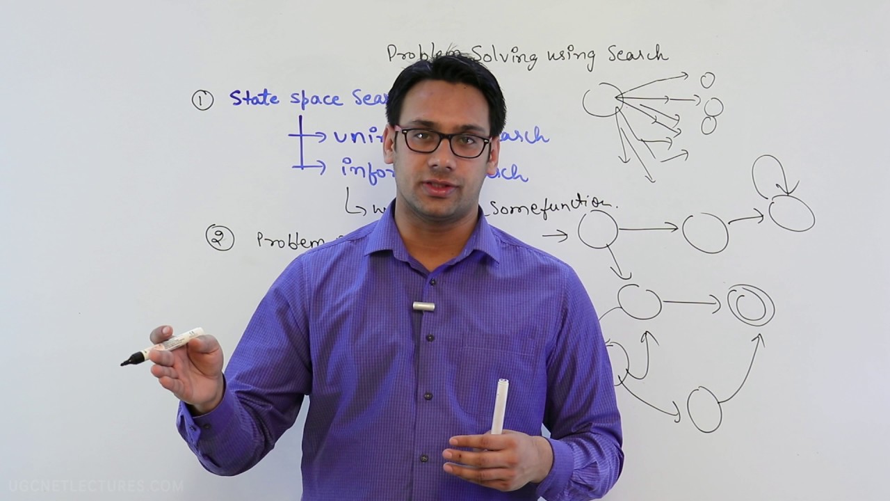 02 State Space search (Problem Solution by Search) - Artificial Intelligence UGC NET