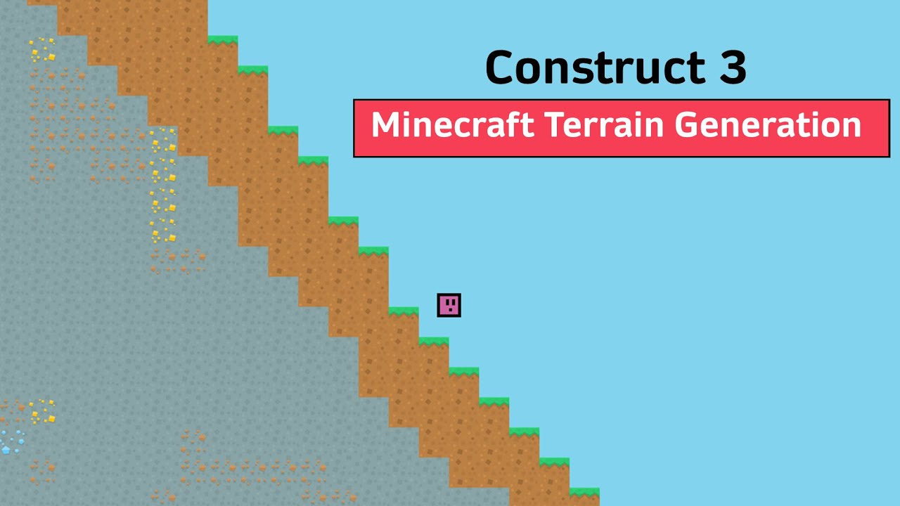Minecraft's random terrain generation with ores in Construct 3