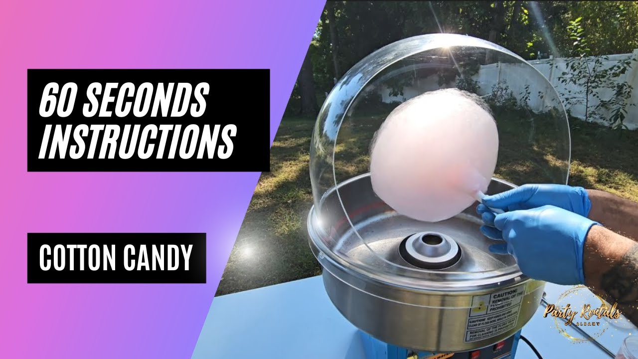 How To Use VIVO Cotton Candy Machine