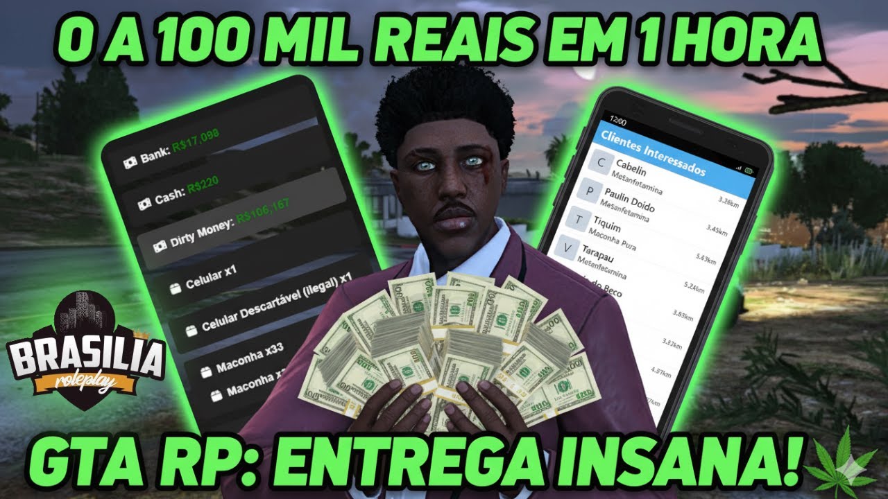 FIZ R$100.000 EM 60 MINUTOS VENDENDO M4CONH4 NO BRASÍLIA RP! (O MÉTODO SECRETO) Ep.46