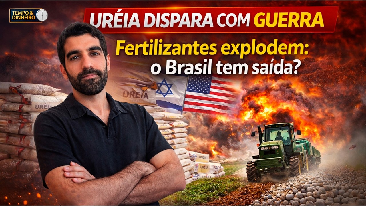 Fertilizantes/uréia disparam com guerra no Oriente Médio. Safra mais cara? Existem alternativas?