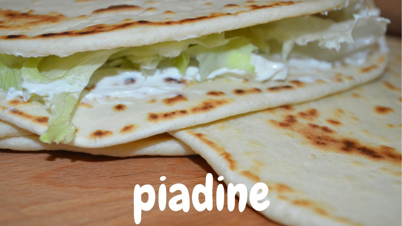 Piadine all'olio e acqua super leggere - bimby tm5 - con lievito istantaneo