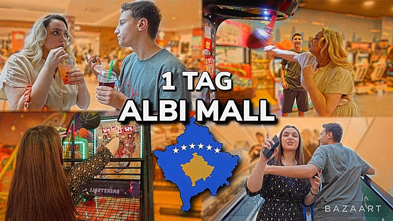 Verbringt einen Tag mit uns in der Albi Mall🇽🇰 (Hona zerstört Boxautomat)